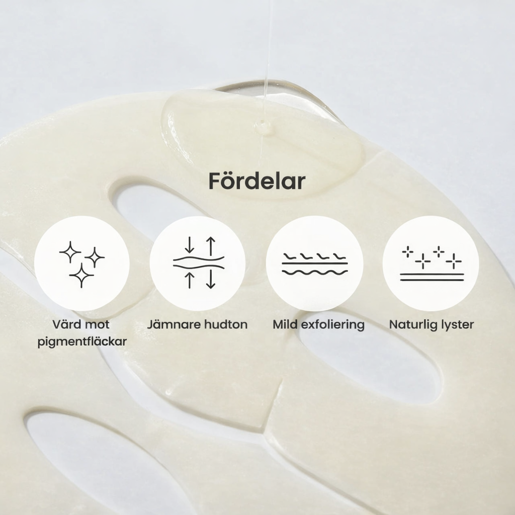 BIODANCE™ Radiant Vita Niacinamide Hydrogel Mask — Glow, Fukt & Jämn Hudton · K-Beauty Ansiktsmask