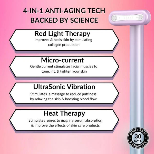 ULTRA LIFT™ LED Anti-Age Wand som Lyfter, Stramar & Ger Glow på Minuten