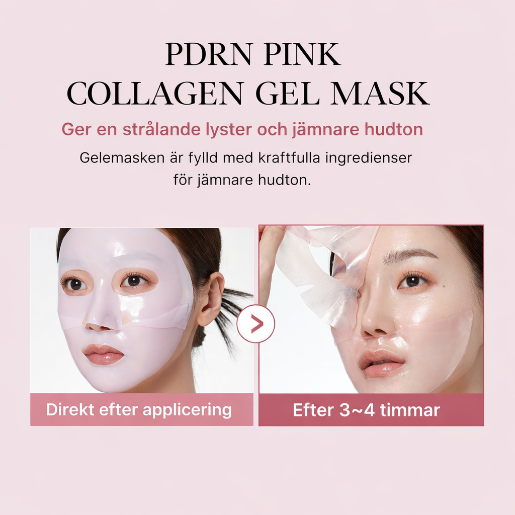 Medicube™ Pink PDRN Glow Gel Mask — Intensiv Fukt, Lyster & Hudförnyelse