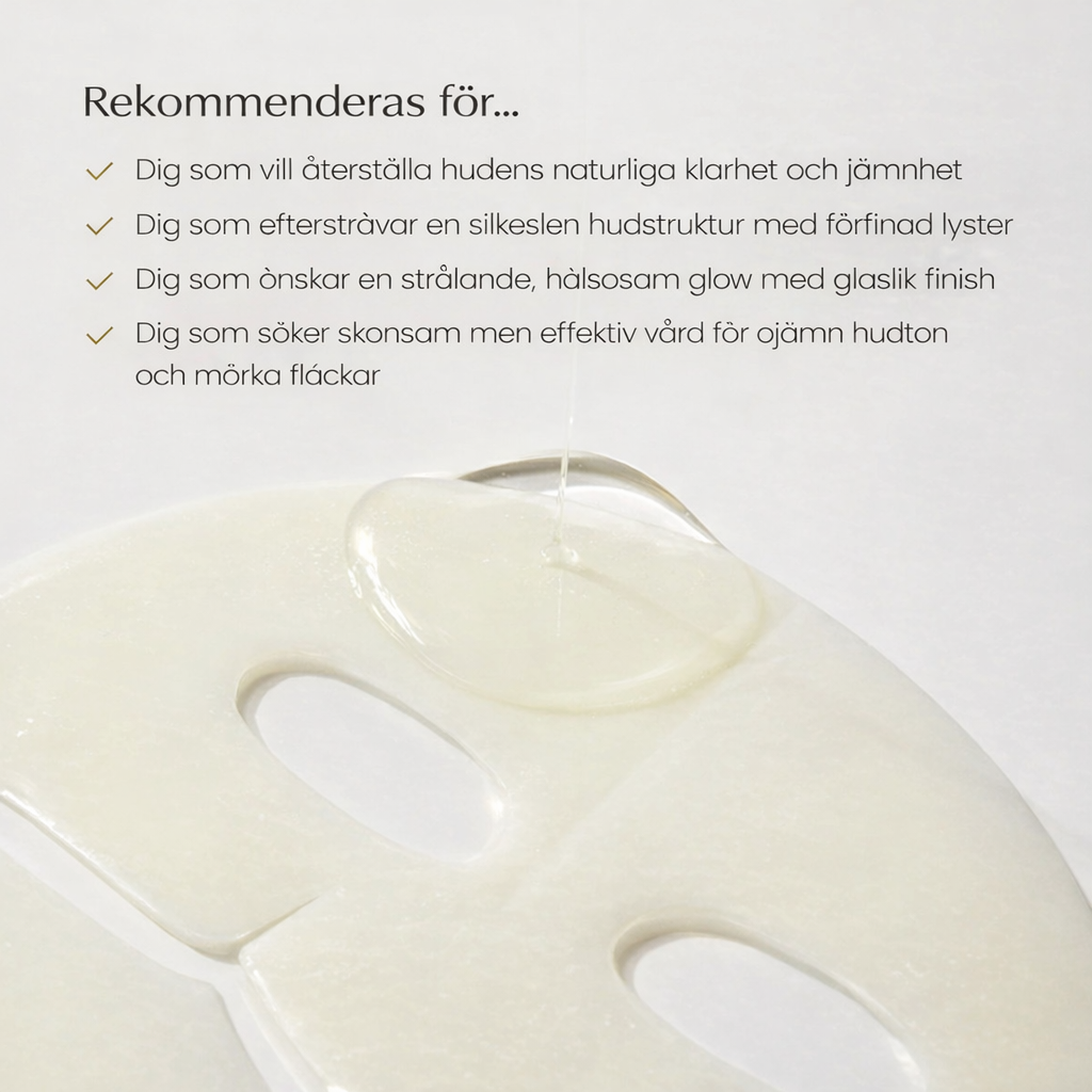 BIODANCE™ Radiant Vita Niacinamide Hydrogel Mask — Glow, Fukt & Jämn Hudton · K-Beauty Ansiktsmask
