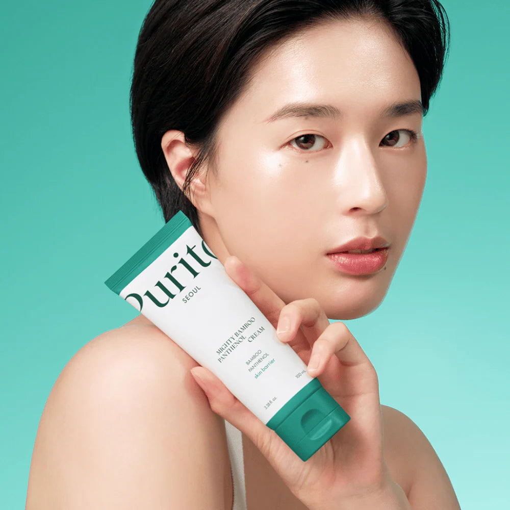 PURITO™  Mighty Bamboo Panthenol Cream — Djup återfuktning, lugn och stärkt hudbarriär