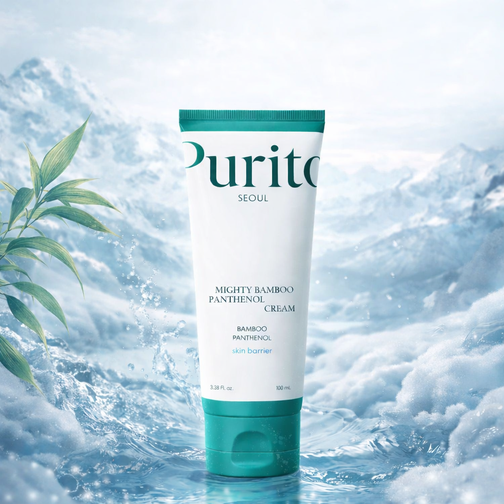 PURITO™  Mighty Bamboo Panthenol Cream — Djup återfuktning, lugn och stärkt hudbarriär