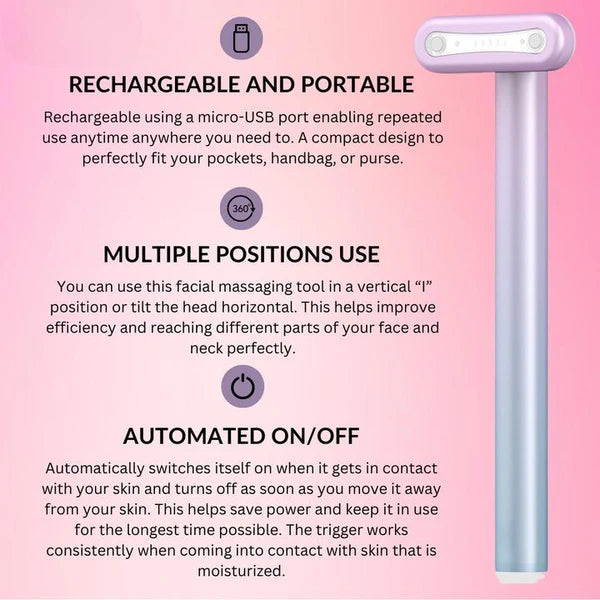 ULTRA LIFT™ LED Anti-Age Wand som Lyfter, Stramar & Ger Glow på Minuten